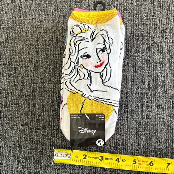 NWT! Disney Colorful Character No-Show Socks for women size 4-10 - Picture 6 of 6